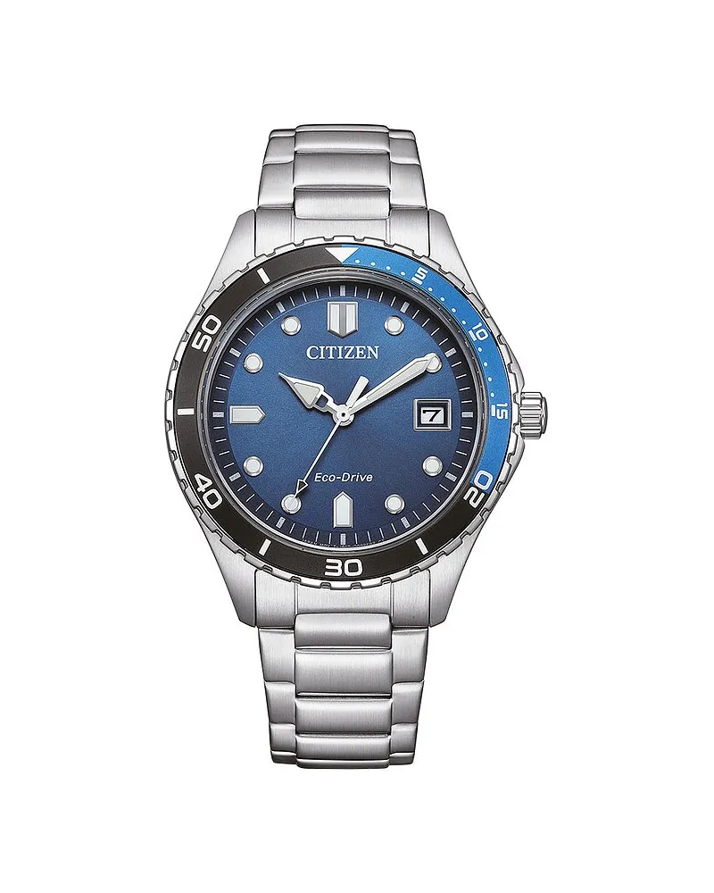Citizen Herrenuhr Sport Silber