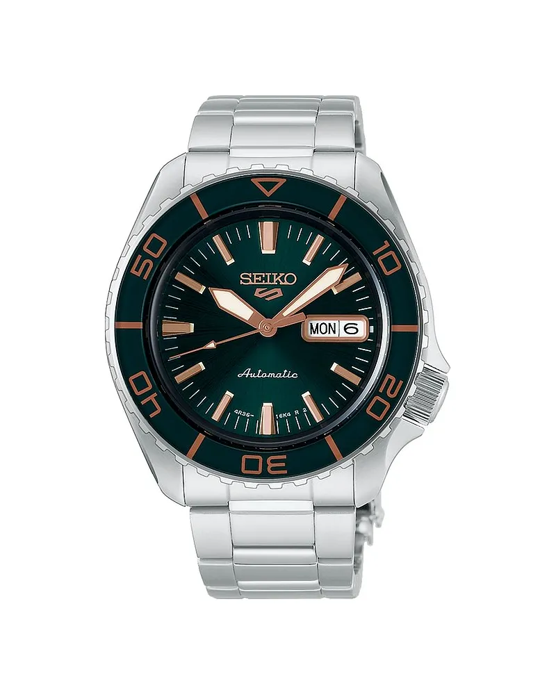 Seiko Herrenuhr SKX Silber