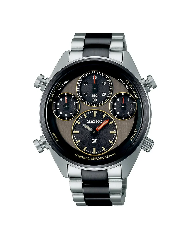 Seiko Chronograph Speedtimer Silber