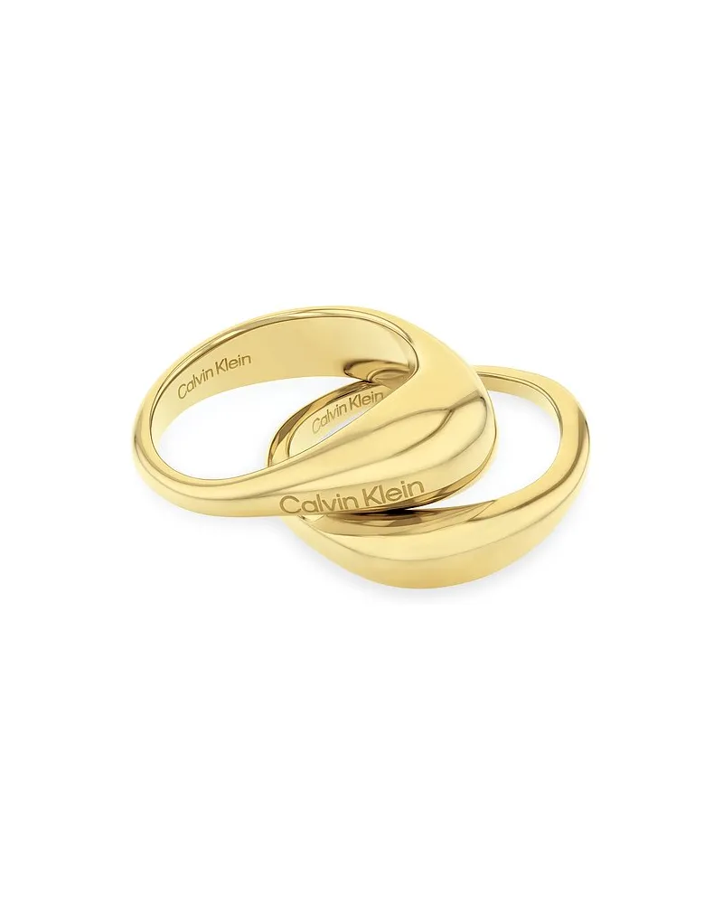 Calvin Klein Edelstahlring Gold
