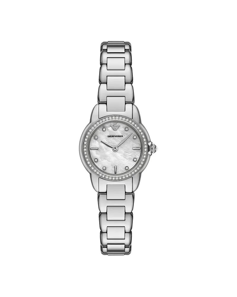 Emporio Armani Damenuhr Silber