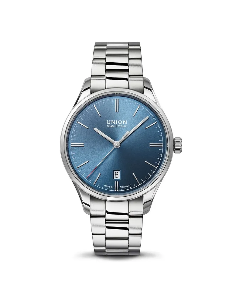 Union Glashütte Unisexuhr Viro Silber