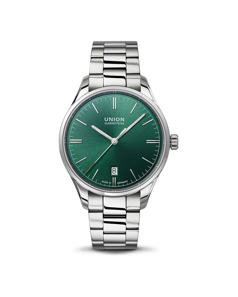 Union Glashütte Unisexuhr Viro Silber