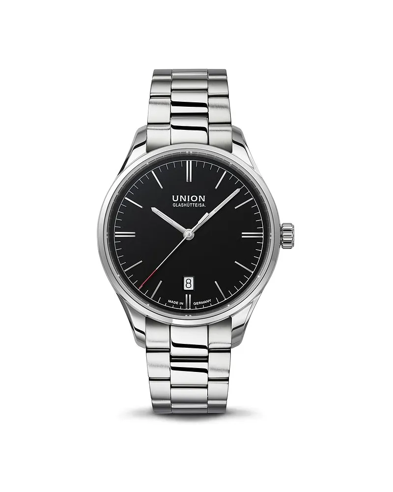 Union Glashütte Unisexuhr Viro Silber