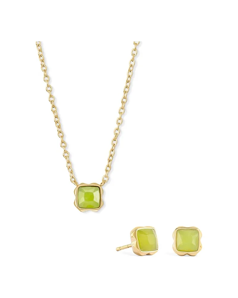 Coeur de Lion Schmuck-Set Hellgrün