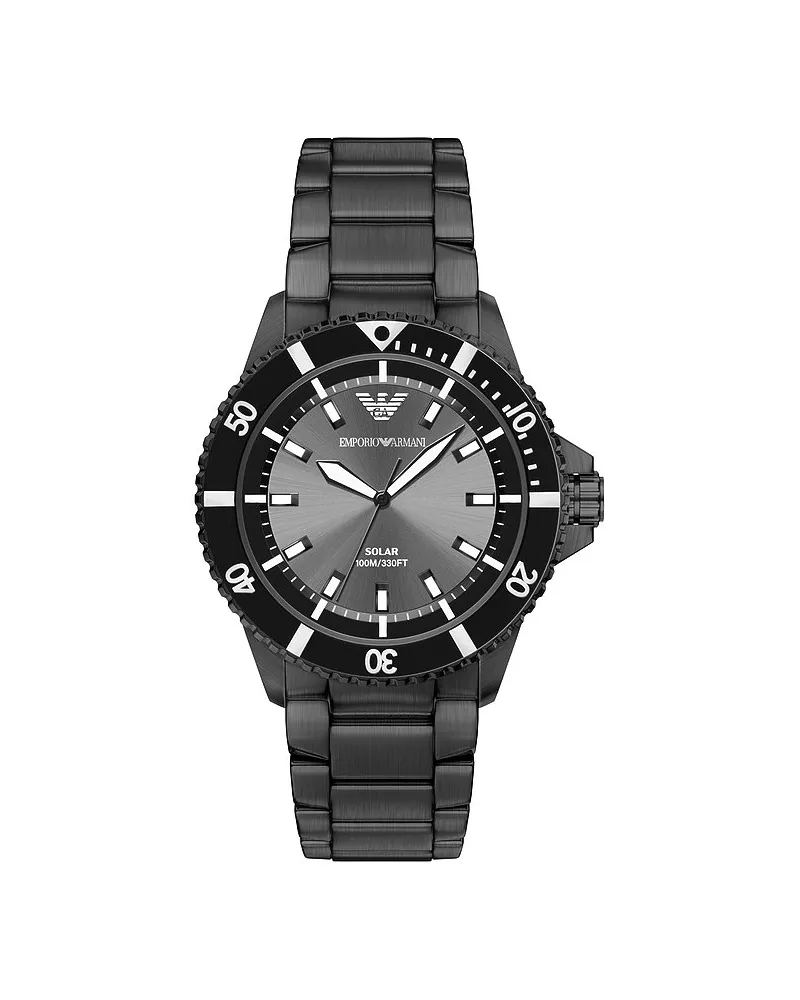 Emporio Armani Chronograph World Explorer Schwarz
