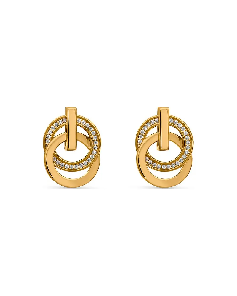 JETTE Ohrstecker SWING Gelbgold