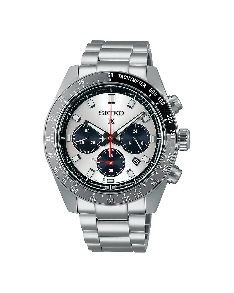 Seiko Chronograph Speedtimer Silber