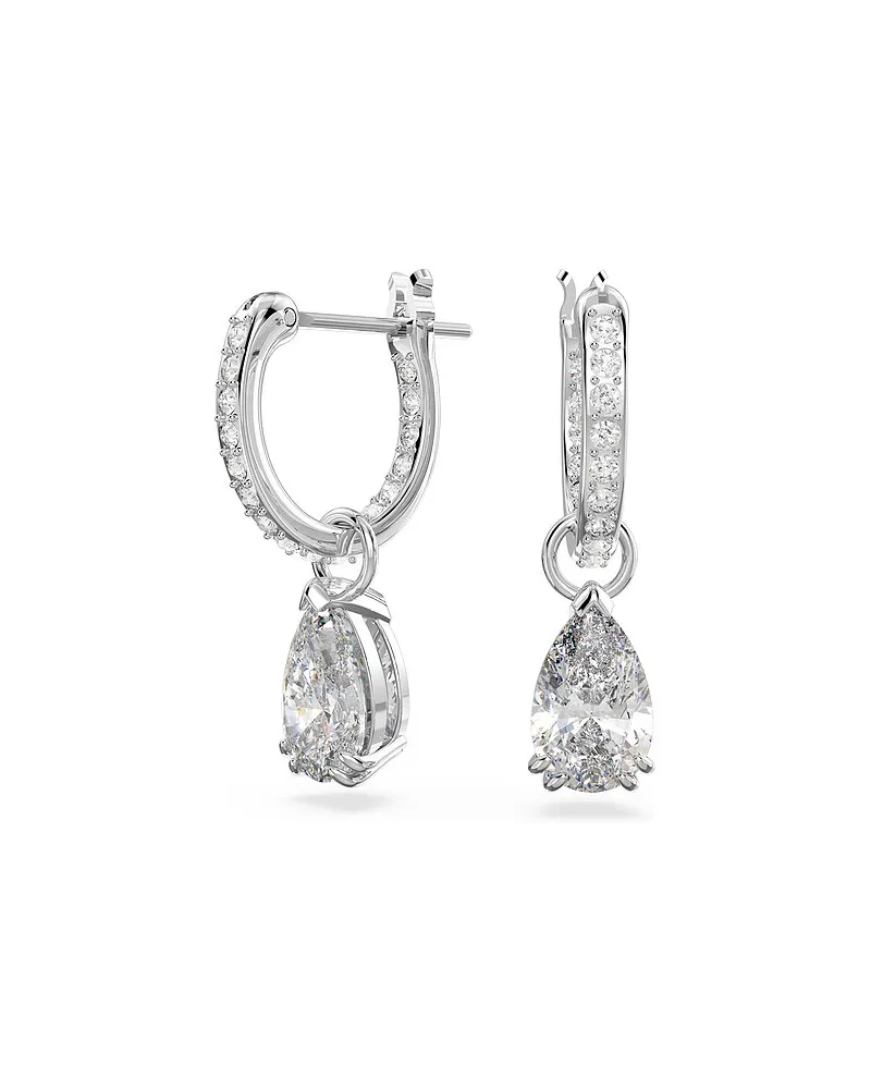 Swarovski Ohrstecker Stilla Pear Silber