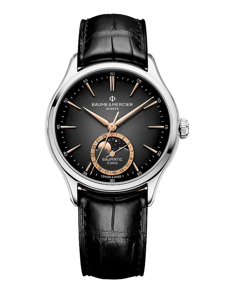 Baume & Mercier Herrenuhr Clifton Silber