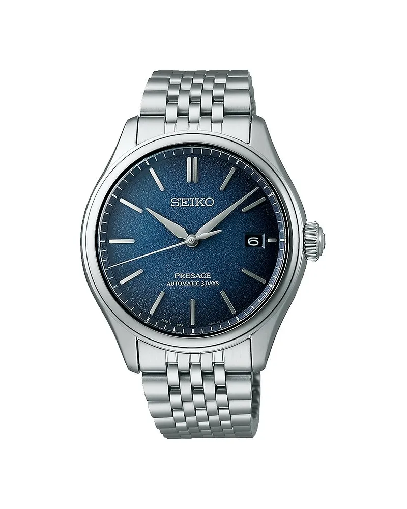 Seiko Herrenuhr Classic Series Silber