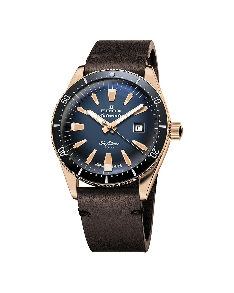 Edox Uhren-Set inkl. Wechselarmband SKKYDIVER Roségold
