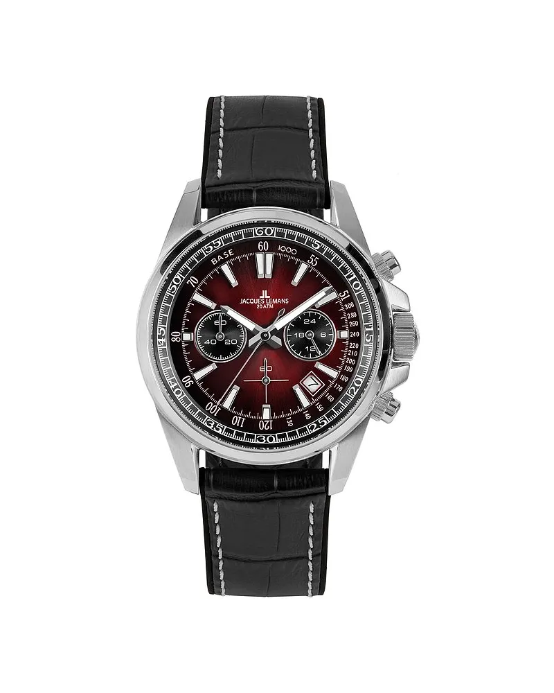 Jacques Lemans Chronograph Sport Silber