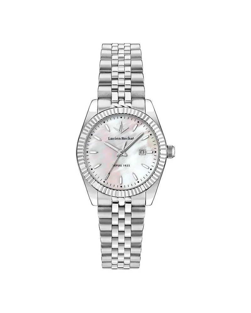 Lucien Rochat Damenuhr Bienne 31mm Silber