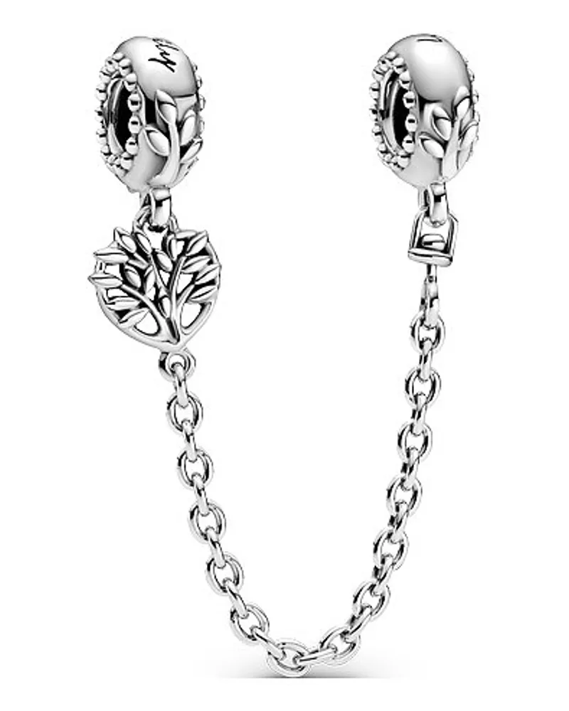 Pandora Charm Moments Herz Familienstammbaum Komfortkette Silber
