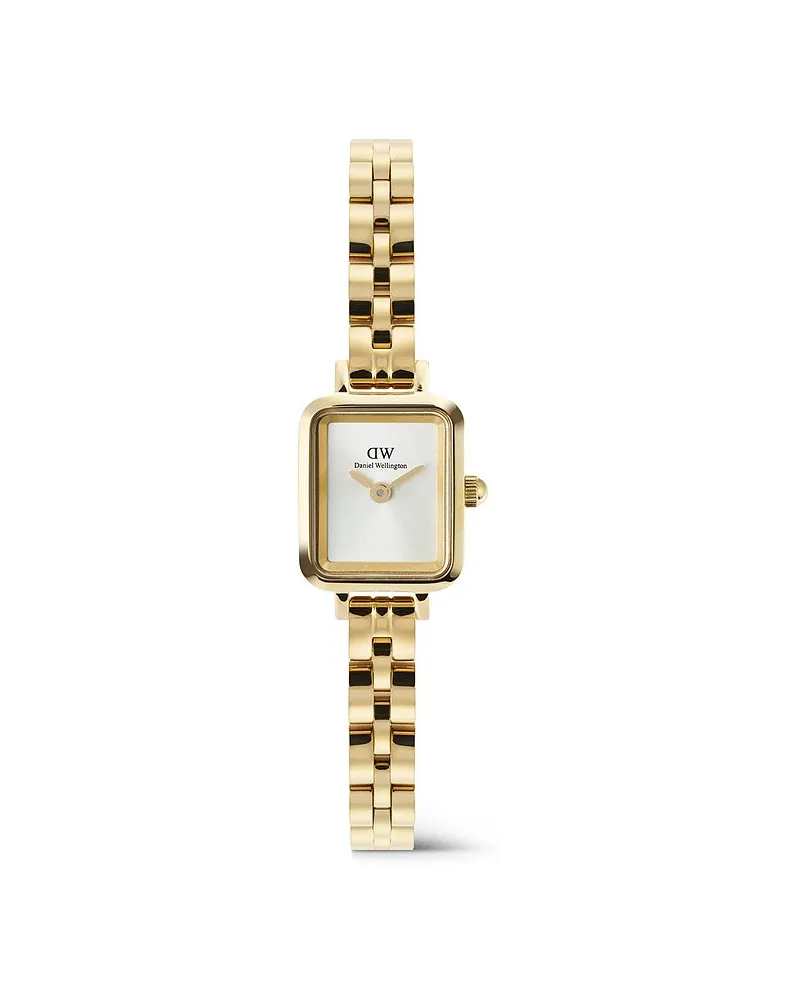 Daniel Wellington Damenuhr Quadro Mini Gelbgold