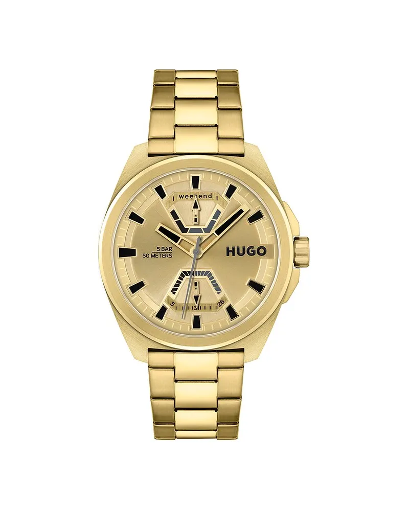 HUGO BOSS Herrenuhr Gold