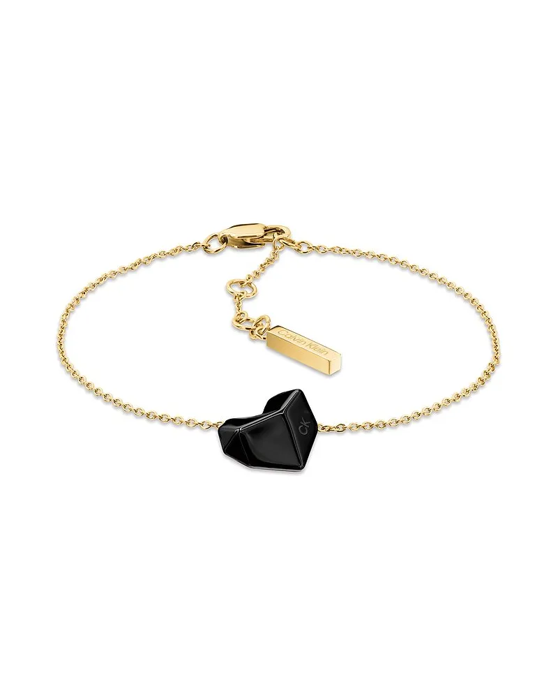 Calvin Klein Armband FACETED HEART NECKLACE Gold