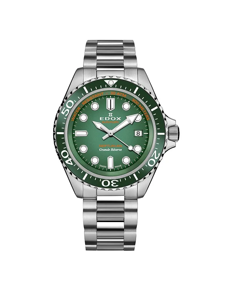 Edox Taucheruhr Neptunian Silber