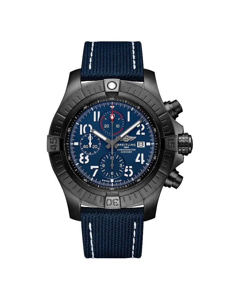 Breitling Chronograph Super Avenger Chronograph 48 Night Mission Schwarz