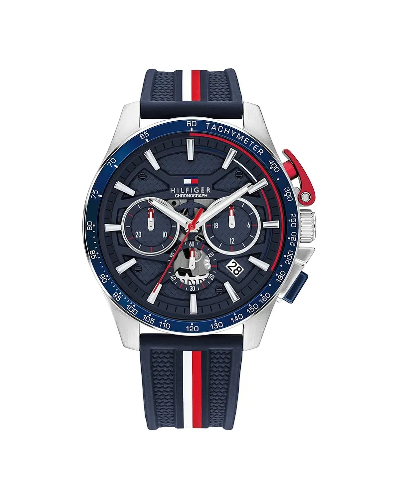 Tommy Hilfiger Chronograph BANK Silber