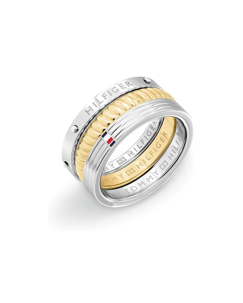 Tommy Hilfiger Damenring FEMININE ROPE Bicolor