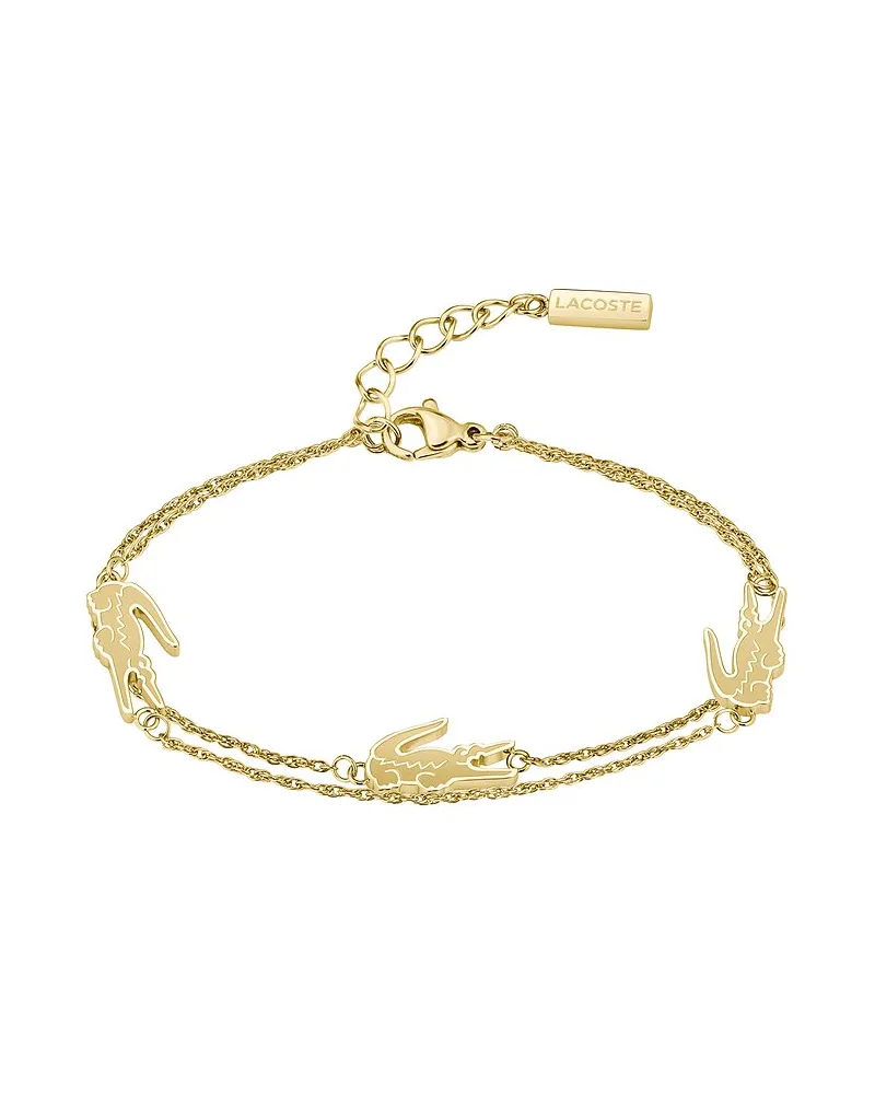 Lacoste Armband CROCODILE Gold