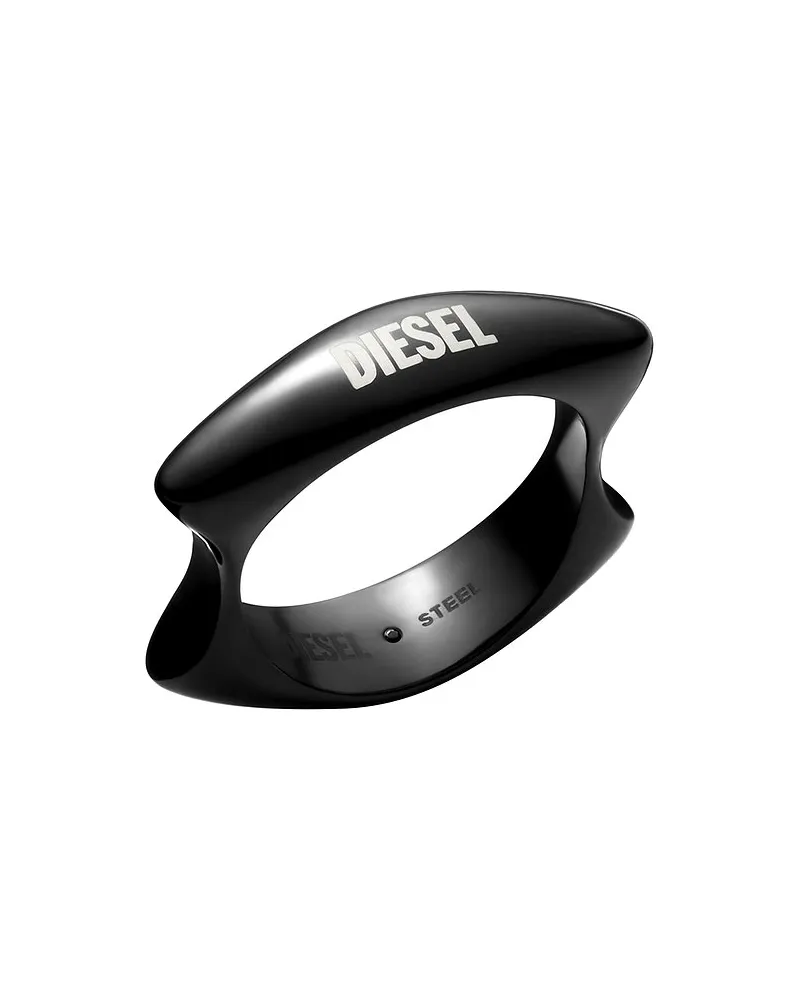 Diesel Herrenring Metamorph Schwarz