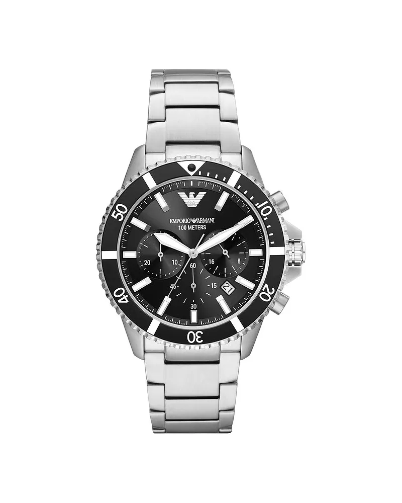 Emporio Armani Chronograph Silber