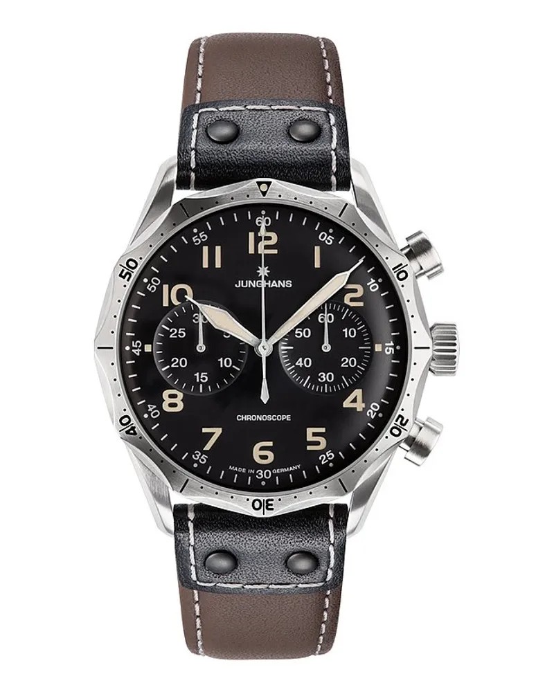Junghans Chronograph Meister Pilot Silber