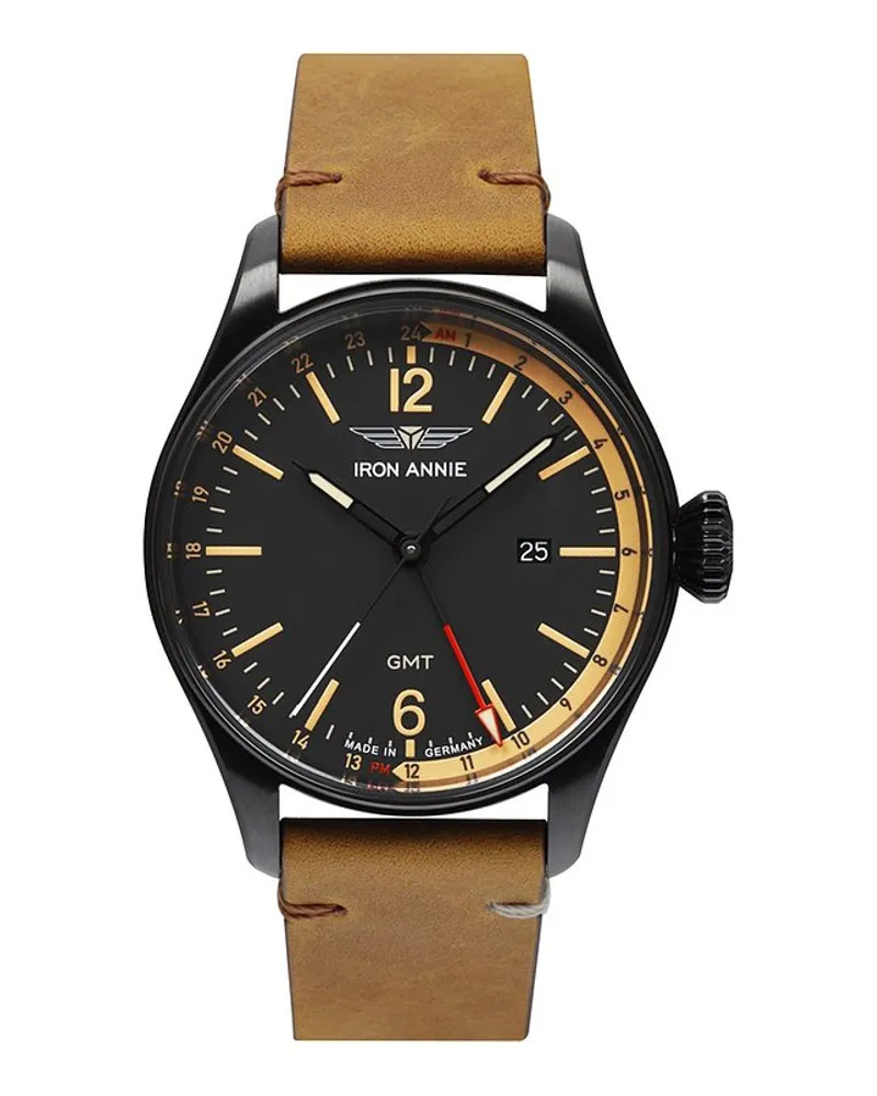 IRON ANNIE Herrenuhr Schwarz