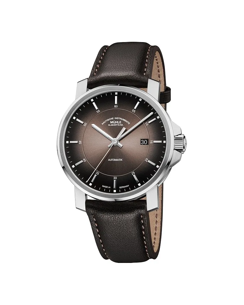 Mühle-Glashütte Uhren-Set inkl. Wechselarmband 29er Casual Silber