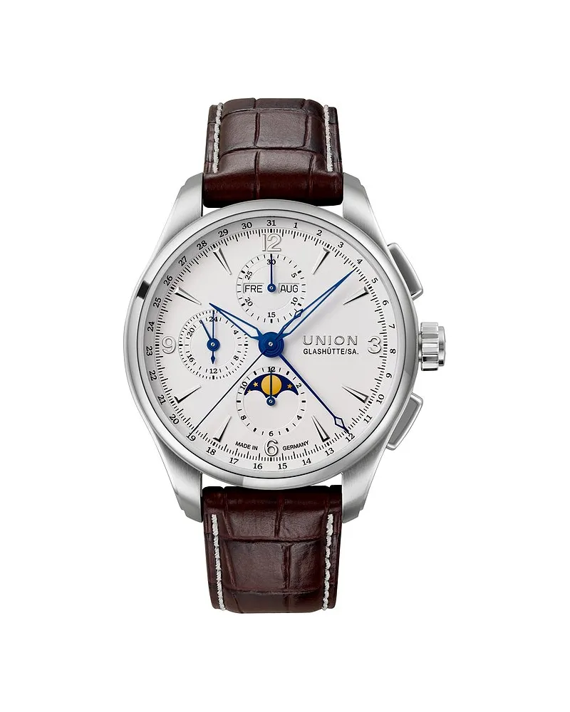 Union Glashütte Chronograph Belisar Mondphase Silber