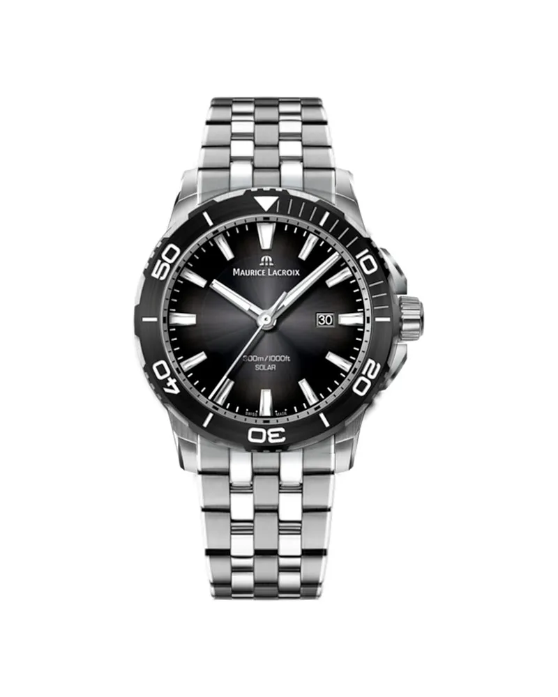 Maurice Lacroix Herrenuhr Pontos S Solar Silber