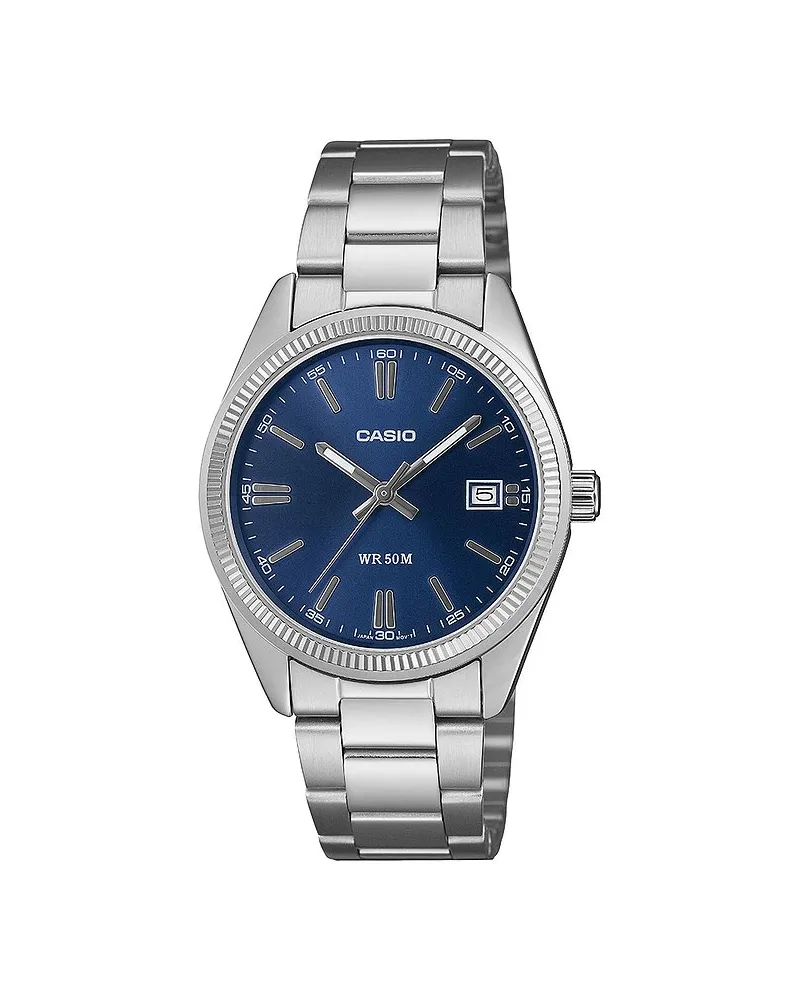 Casio Herrenuhr Timeless Men Silber