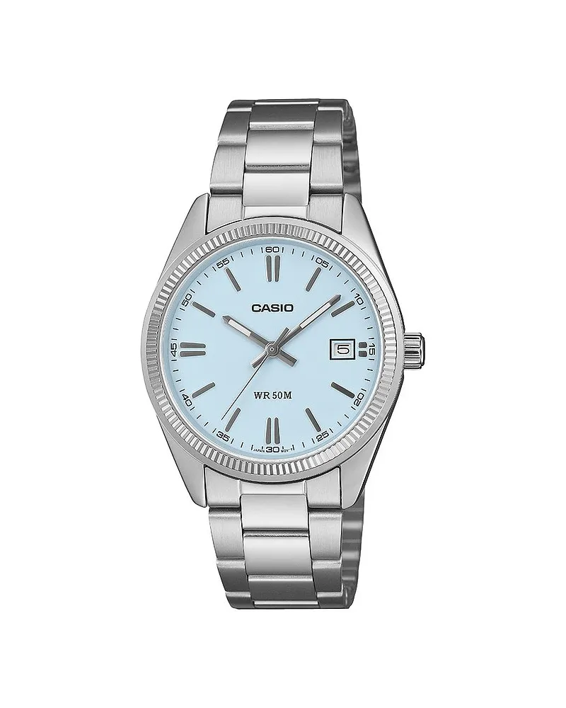 Casio Herrenuhr Timeless Men Silber