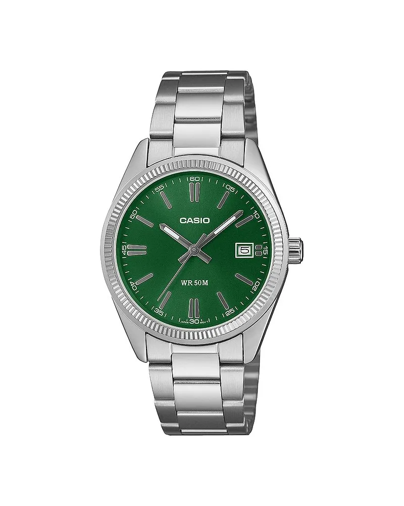 Casio Herrenuhr Timeless Men Silber