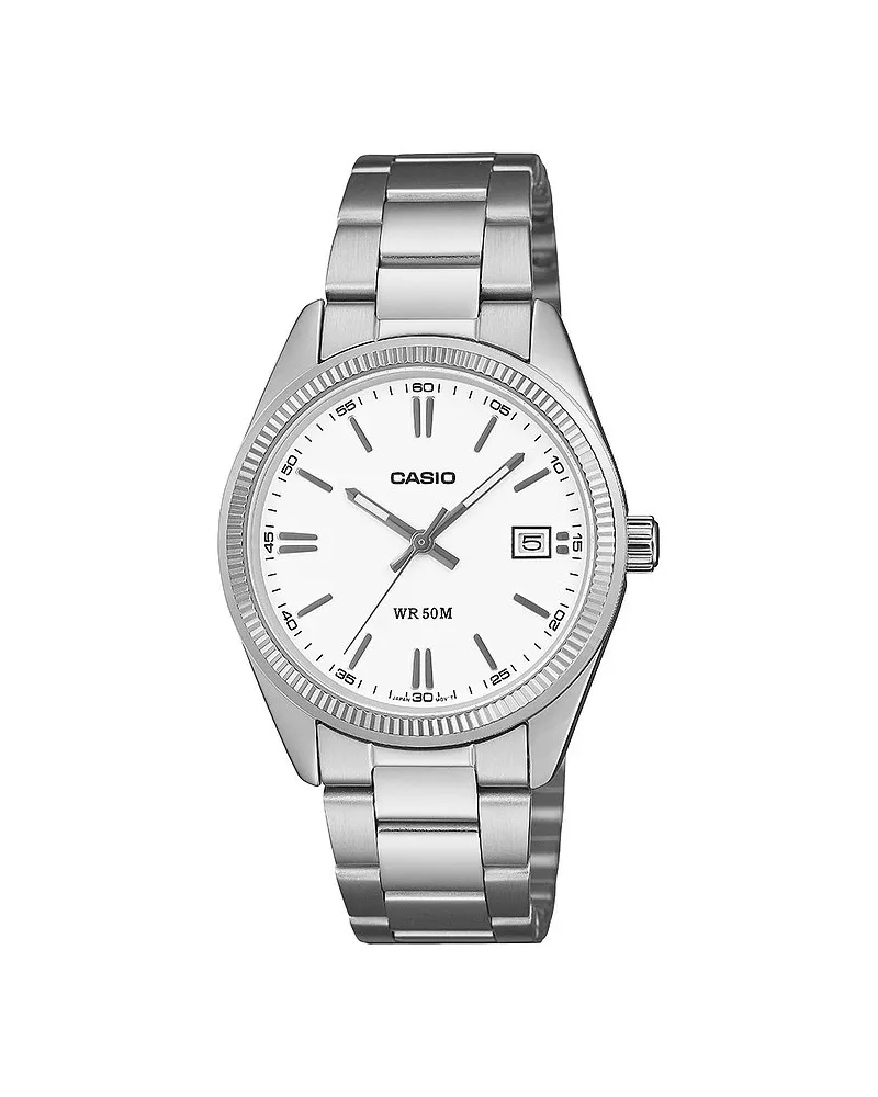 Casio Herrenuhr Timeless Men Silber