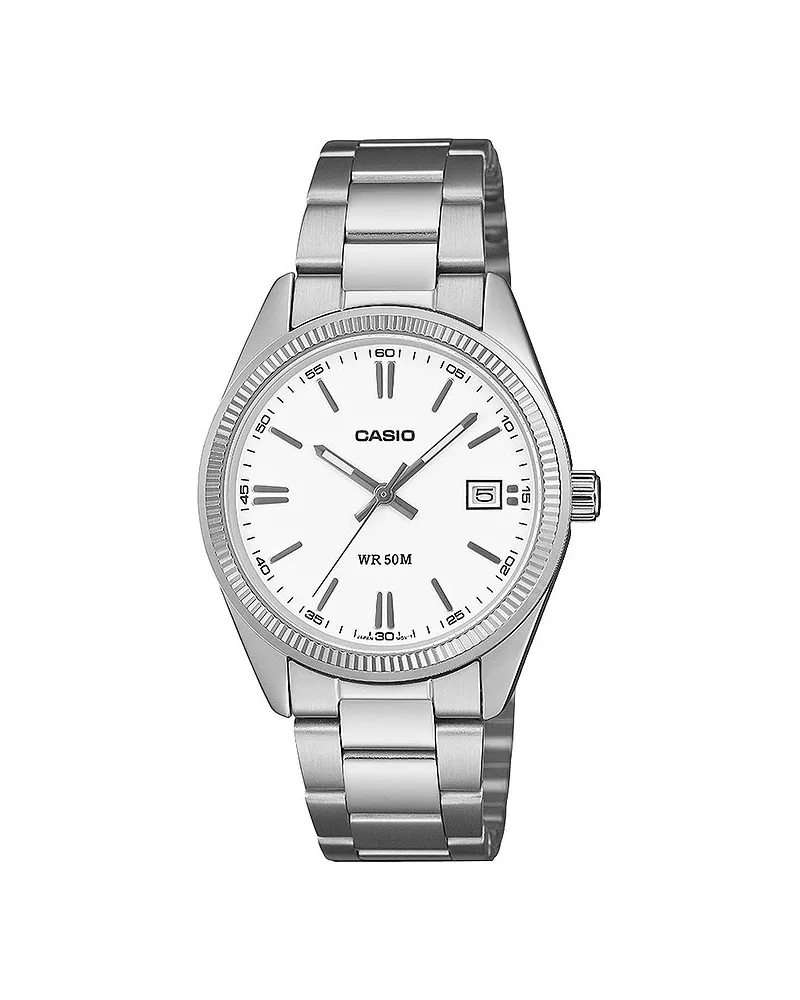 Casio Herrenuhr Timeless Men Silber