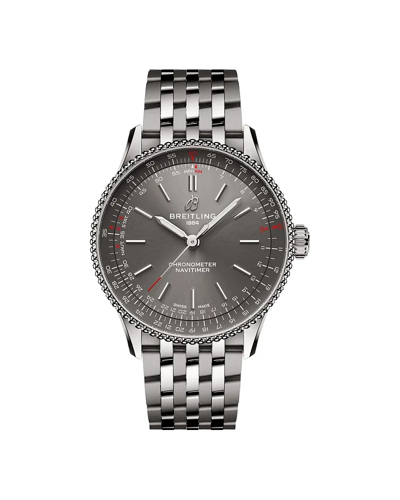 Breitling Damenuhr Navitimer Automatic 36 Silber