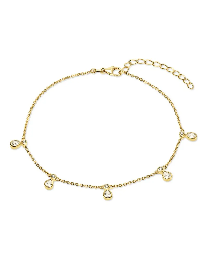 FAVS. Fußkette Gelbgold