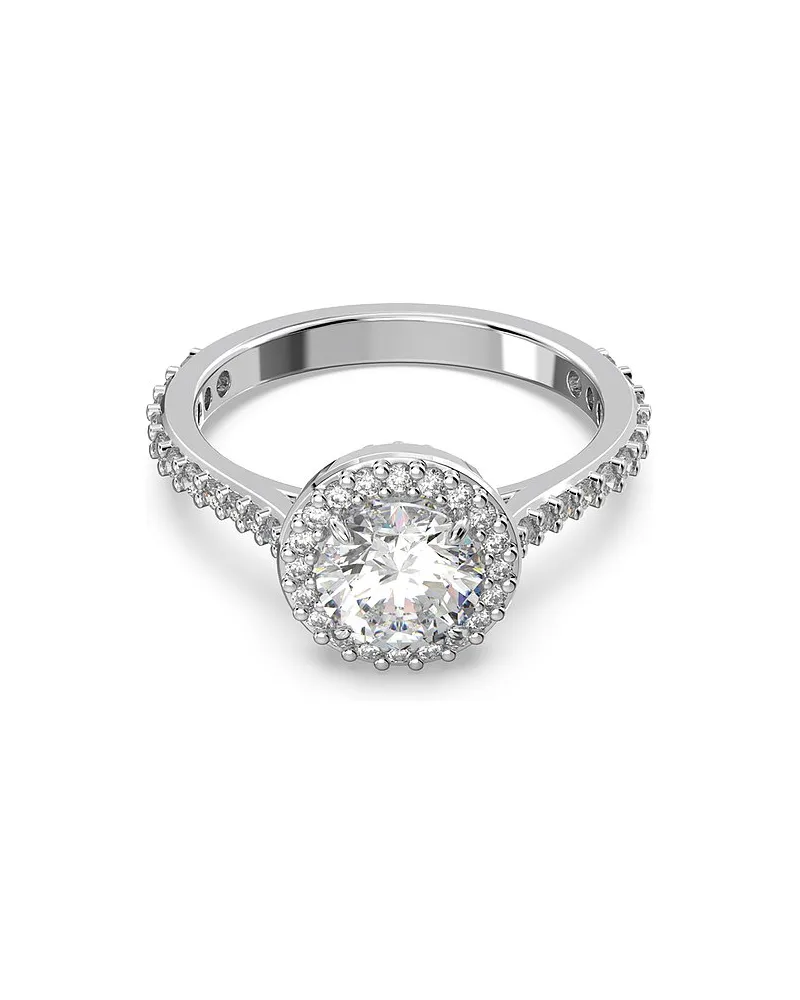 Swarovski Damenring Una Angelic Silber