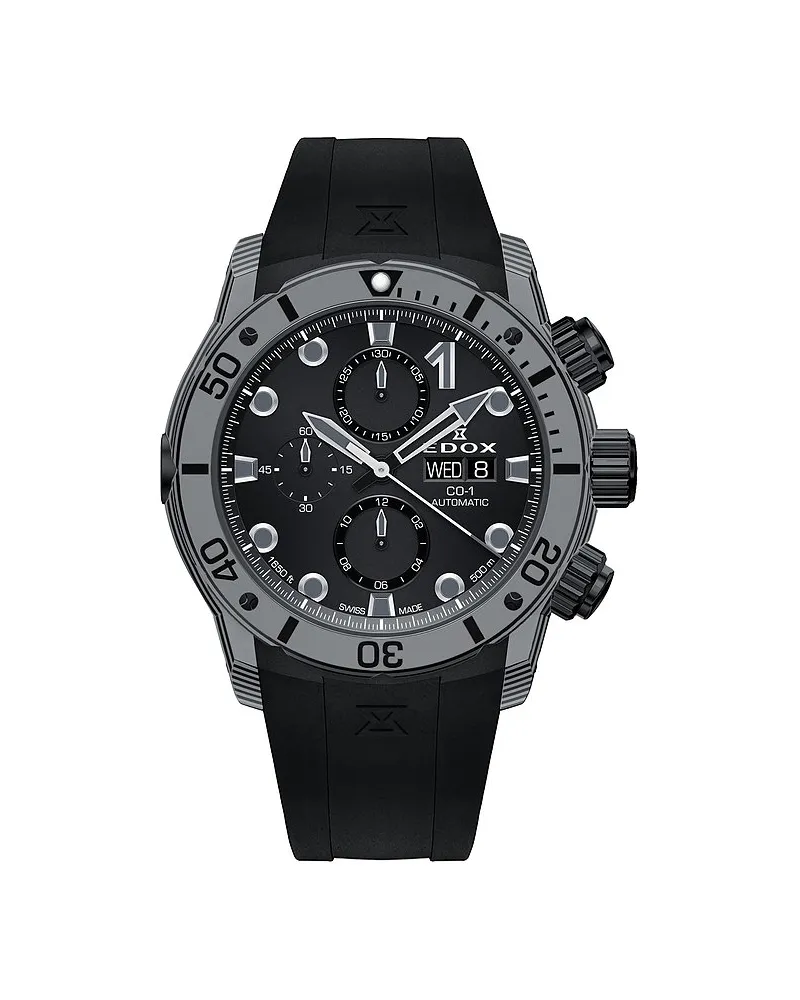Edox Taucheruhr CO-1 Schwarz