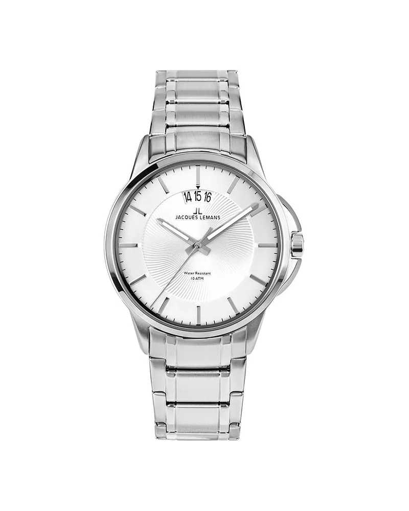 Jacques Lemans Herrenuhr Classic Silber