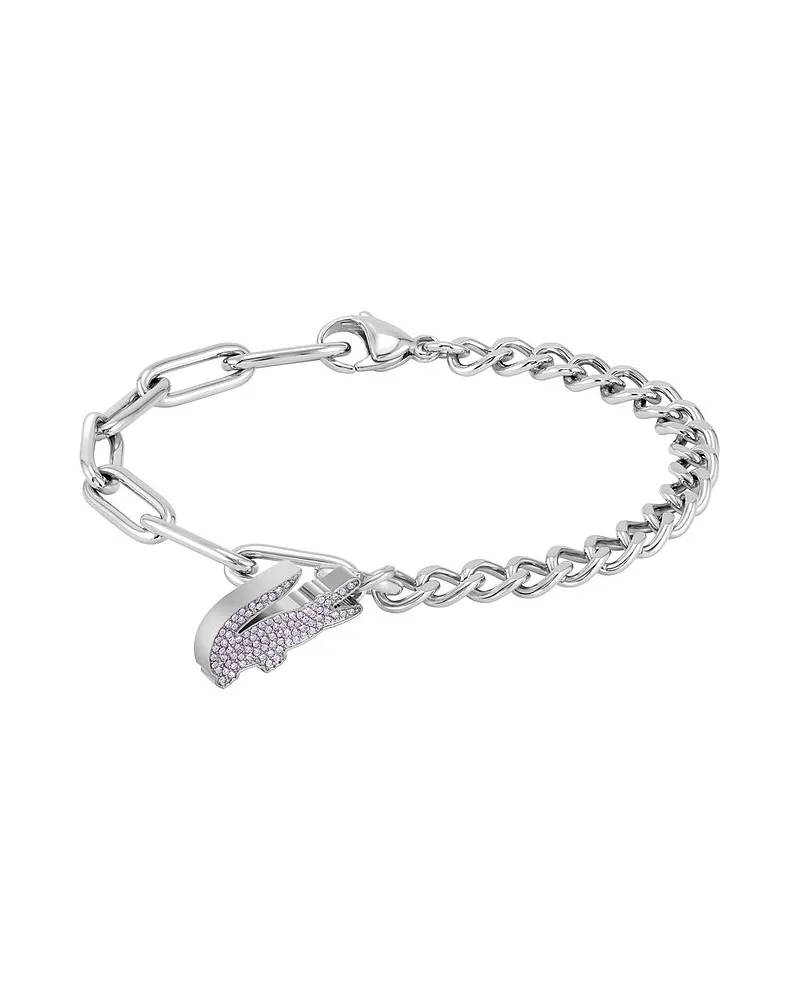 Lacoste Armband CROCODILE Silber