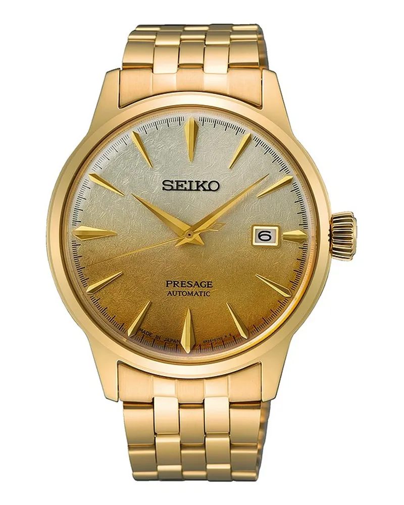 Seiko Herrenuhr Cocktail Bicolor