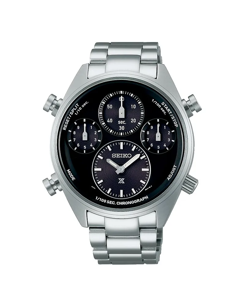 Seiko Chronograph Solar Silber