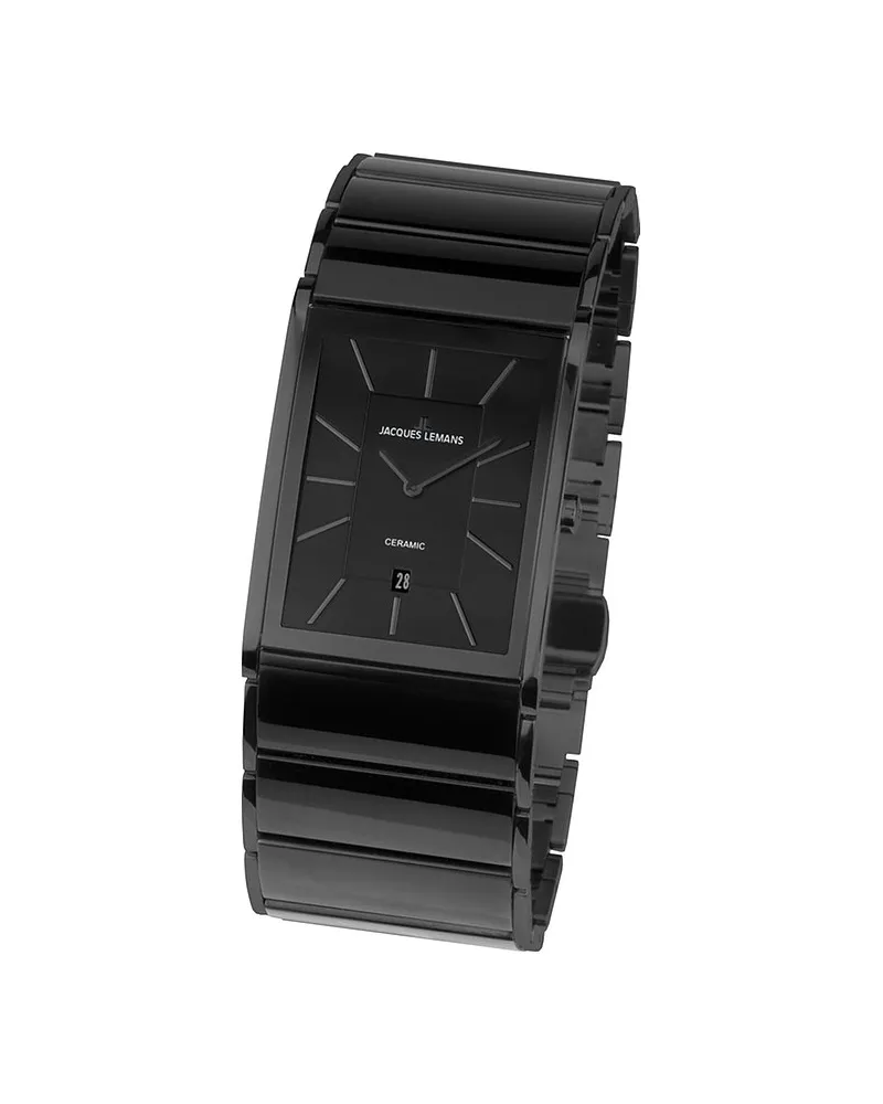 Jacques Lemans Herrenuhr Classic Schwarz