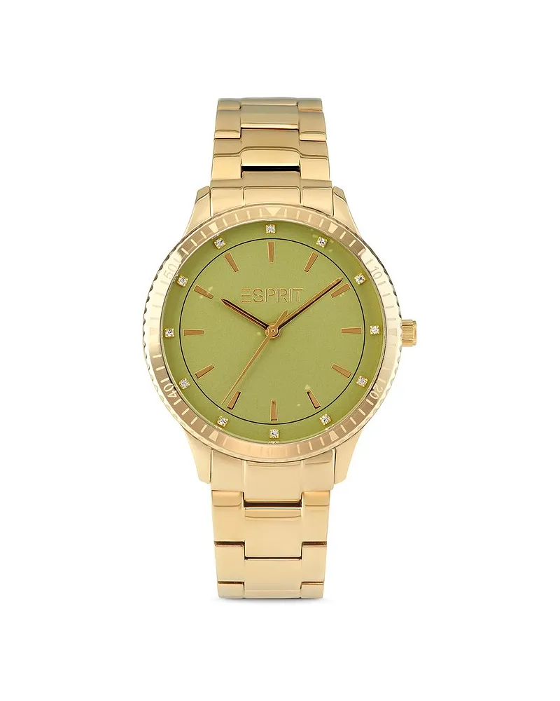 Esprit Damenuhr Gelbgold