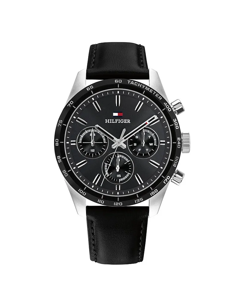 Tommy Hilfiger Herrenuhr HAMPTON Schwarz